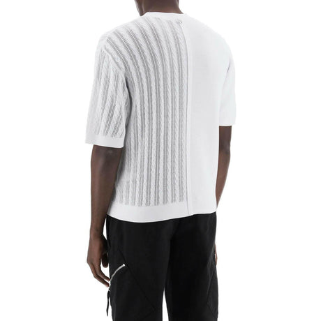 Off-White Le haut Juego Constrast Knit Top JACQUEMUS JOHN JULIA.