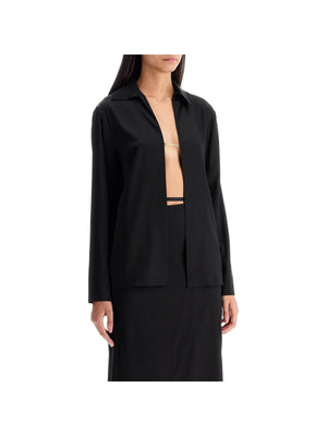 JACQUEMUS-Open Shirt 'The Night Chemise -JOHN JULIA.