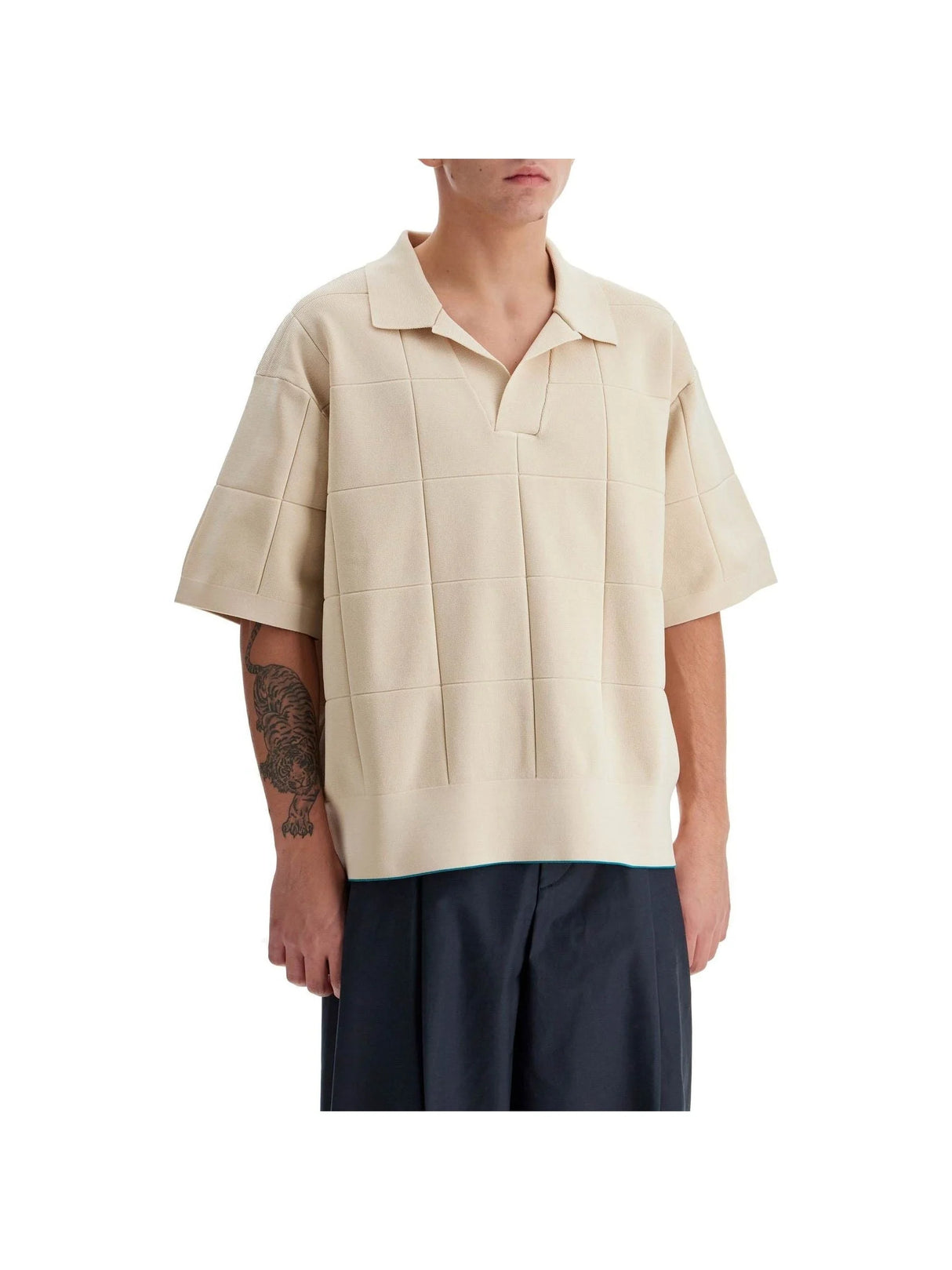 Basin Knit Polo Shirt-Jacquemus-JOHN JULIA