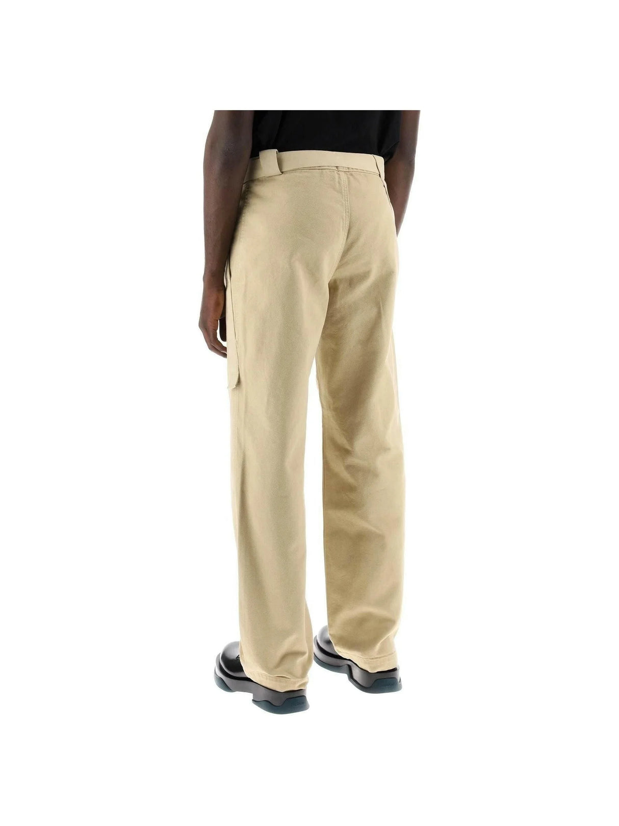 The Brown' Cotton Pants with removable belt JACQUEMUS JOHN JULIA.