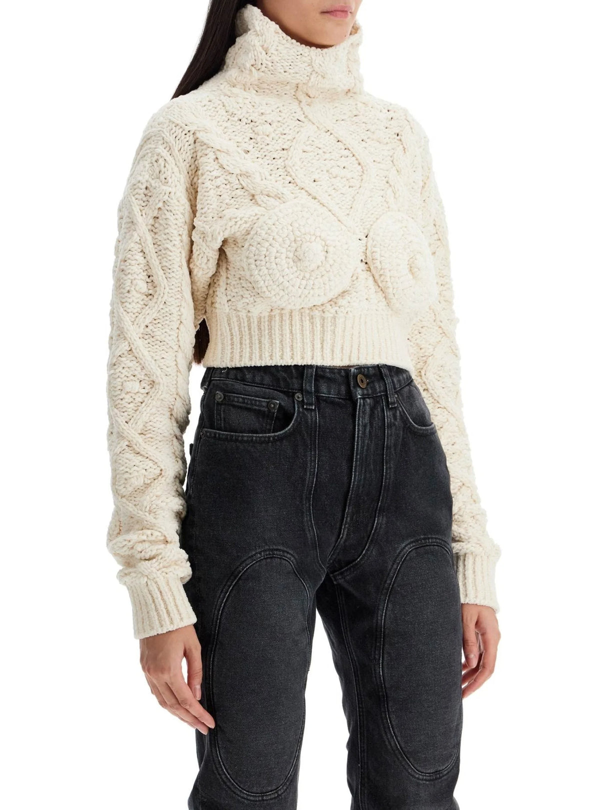 Cropped Madonna Sweater