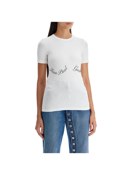 Logo Printed Cotton T-Shirt - Women > Clothing > Tops and Sweatshirts > T-shirts and Polo shirts