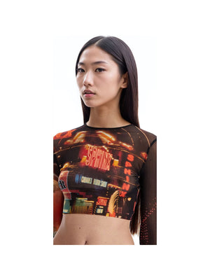 JEAN PAUL GAULTIER-The Red Pigalle Crop Top -JOHN JULIA.