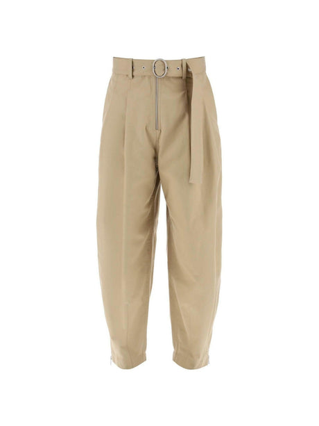 Cotton Pants With Removable Belt.