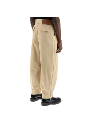 Cotton Pants With Removable Belt.