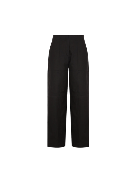 Jil Sander Tailored Cotton Pants-Jil Sander-JOHN JULIA