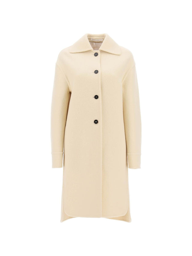 JIL SANDER-Deconstructed Wool Coat-JOHN JULIA