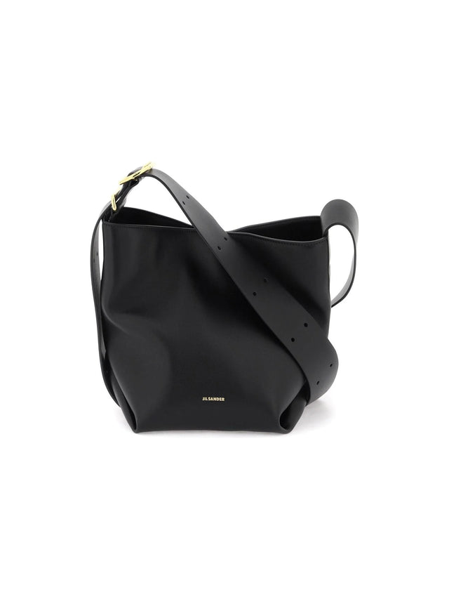 JIL SANDER-Folded Leather Small Tote Bag -JOHN JULIA.