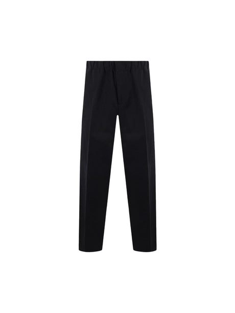 JIL SANDER-Gabardine Cropped Pants-JOHN JULIA