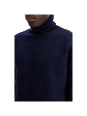 High-Neck Merino Wool Sweater.