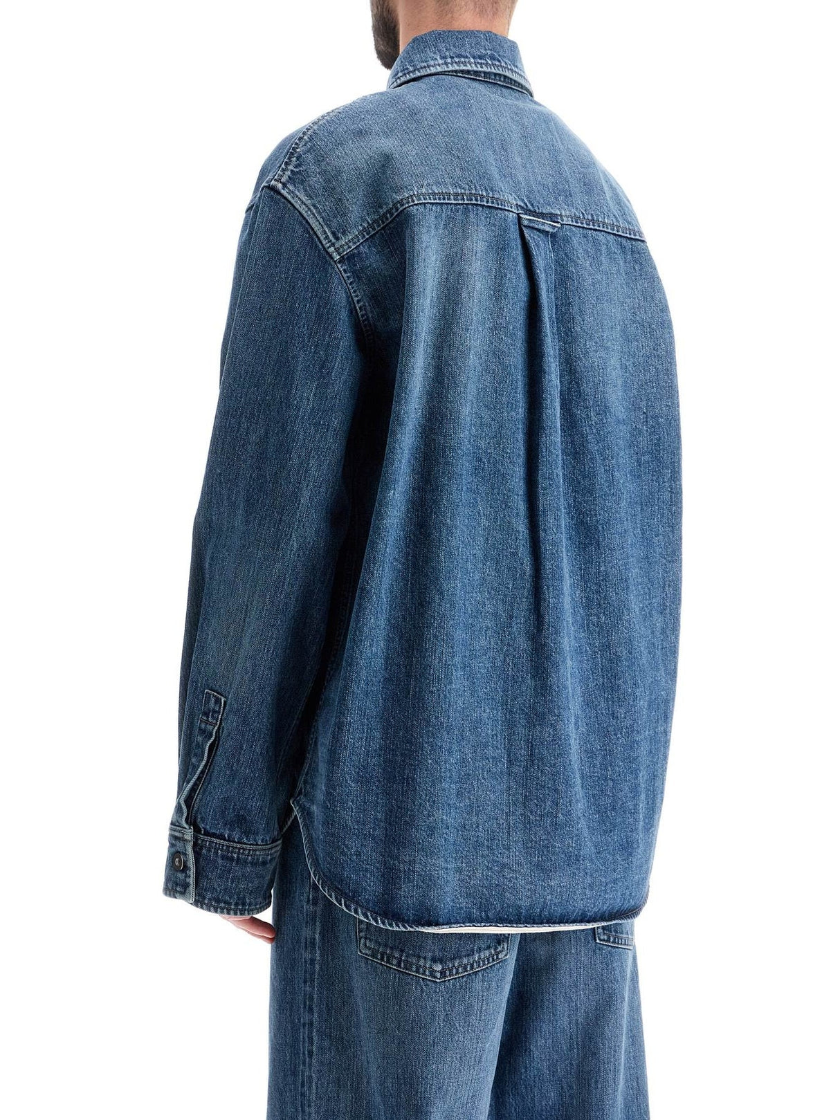 Japanese Denim Overshirt For Men