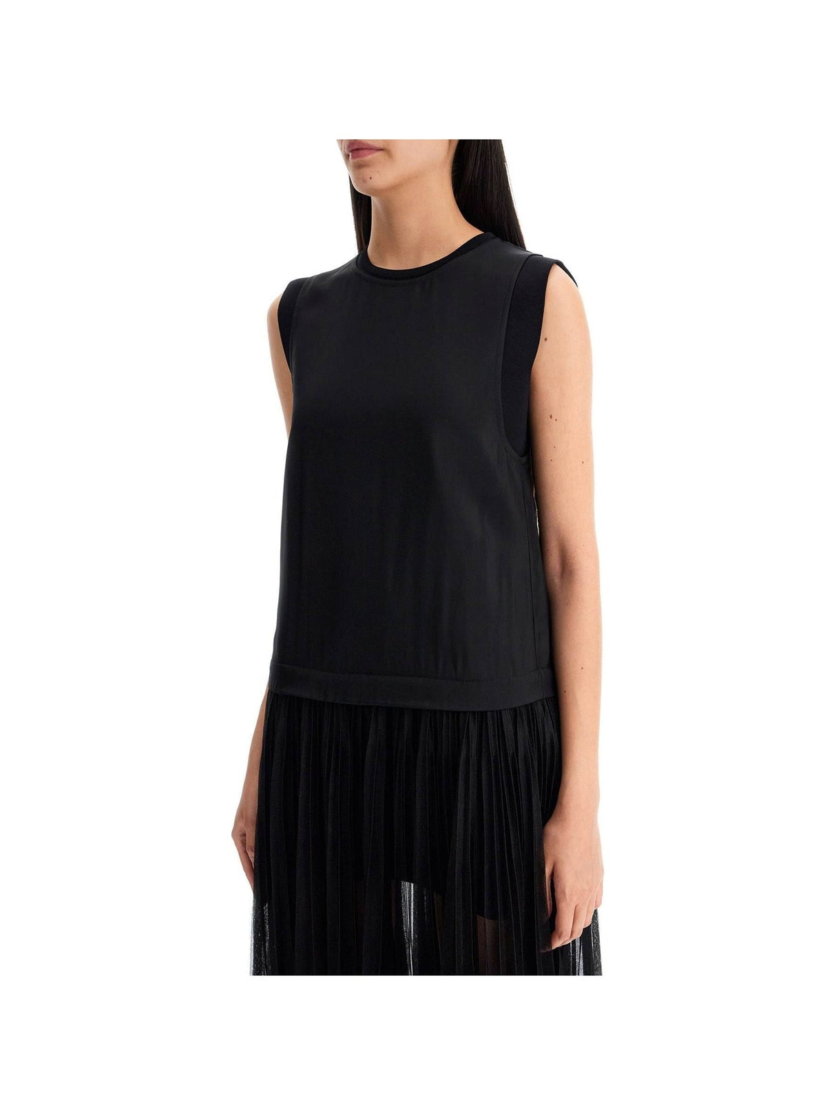 Layered Knit Pleated Dress - Women > Clothing > Dresses > Maxi