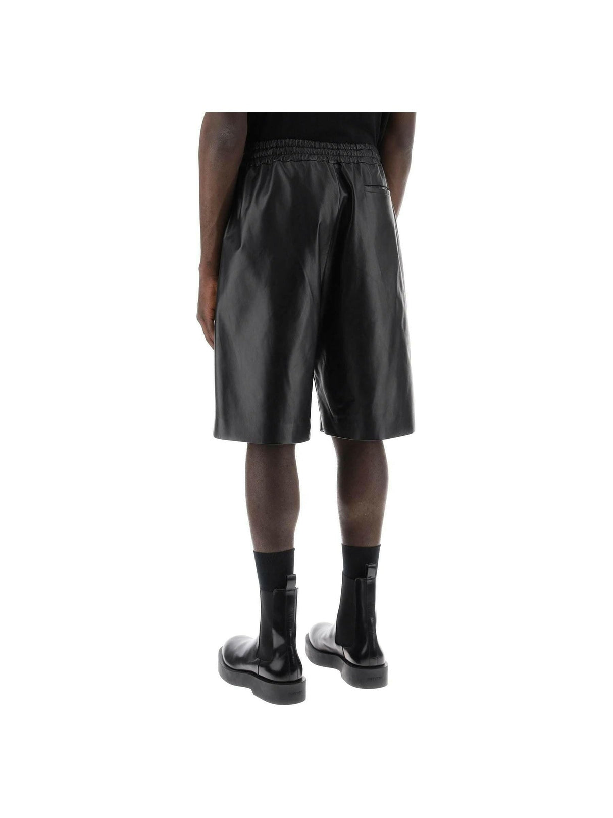 Leather Bermuda Shorts JIL SANDER JOHN JULIA.