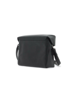 Lid Leather Crossbody Bag.