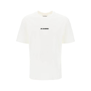 JIL SANDER-Logo Print Cotton T-Shirt -JOHN JULIA.