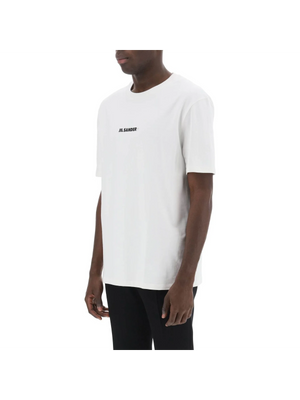 JIL SANDER-Logo Print Cotton T-Shirt -JOHN JULIA.