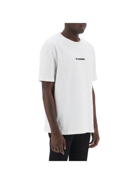 JIL SANDER-Logo Print Cotton T-Shirt -JOHN JULIA.