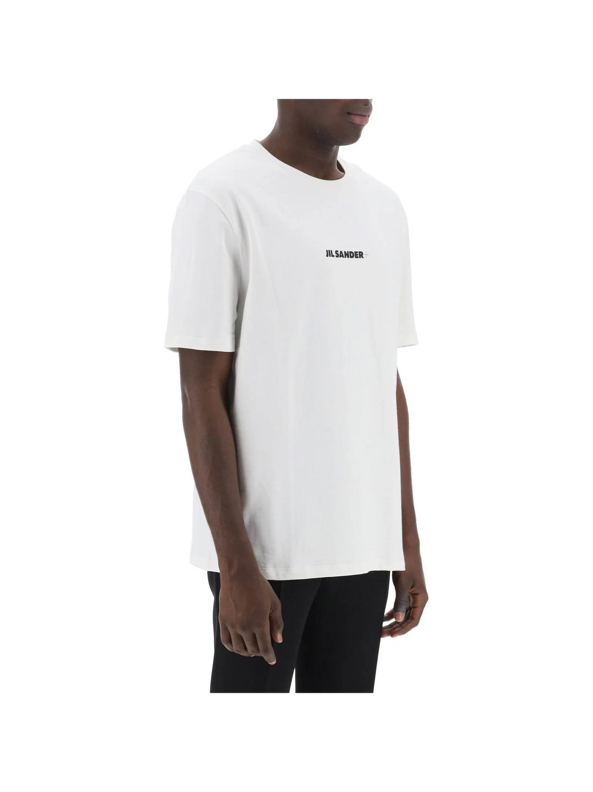 JIL SANDER-Logo Print Cotton T-Shirt -JOHN JULIA.