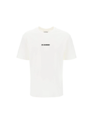 JIL SANDER-Logo Print Cotton T-Shirt -JOHN JULIA.