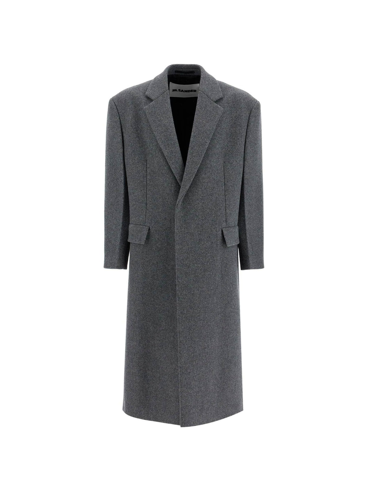 Long Felted Wool Coat