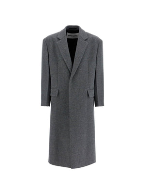 Long Felted Wool Coat