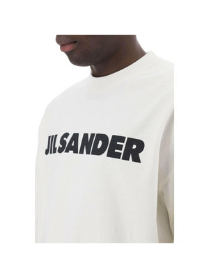 Long Sleeved Logo T-Shirt-Jil Sander-JOHN JULIA