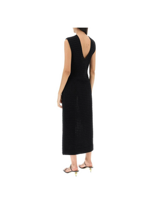 Midi Dress In Openwork Knit JIL SANDER JOHN JULIA.