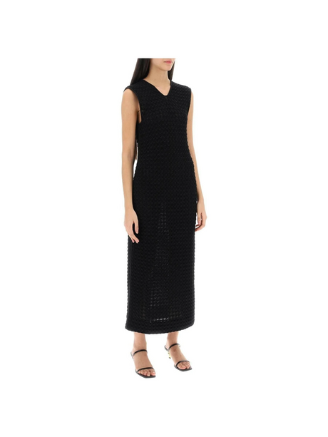 Midi Dress In Openwork Knit JIL SANDER JOHN JULIA.