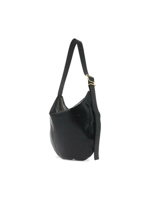 JIL SANDER-Moon Medium Leather Shoulder Bag-JOHN JULIA