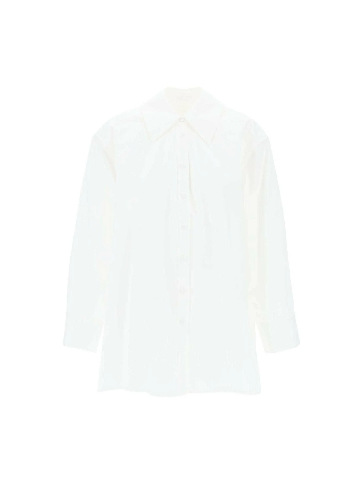 Optic White Oversized Cotton Shirt JIL SANDER JOHN JULIA.