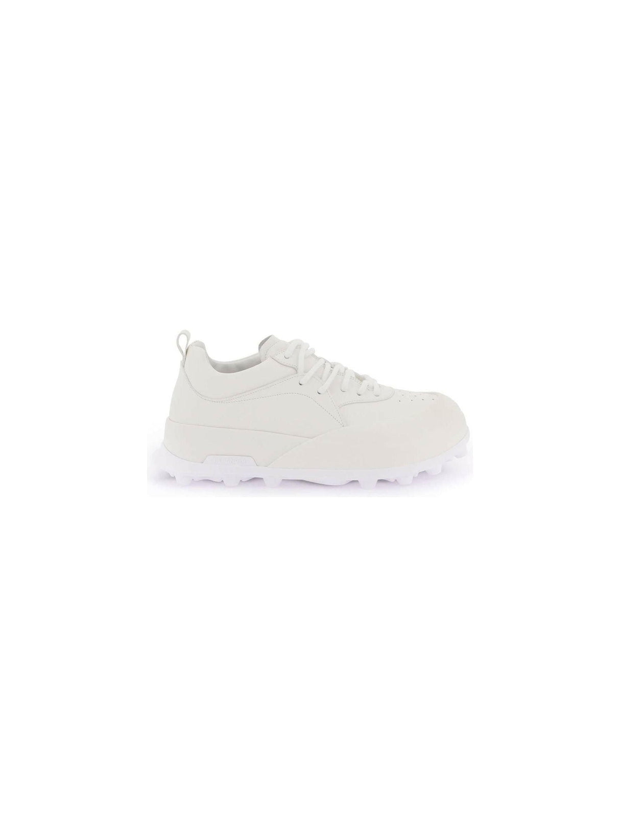 White Orb Leather Sneakers JIL SANDER JOHN JULIA.