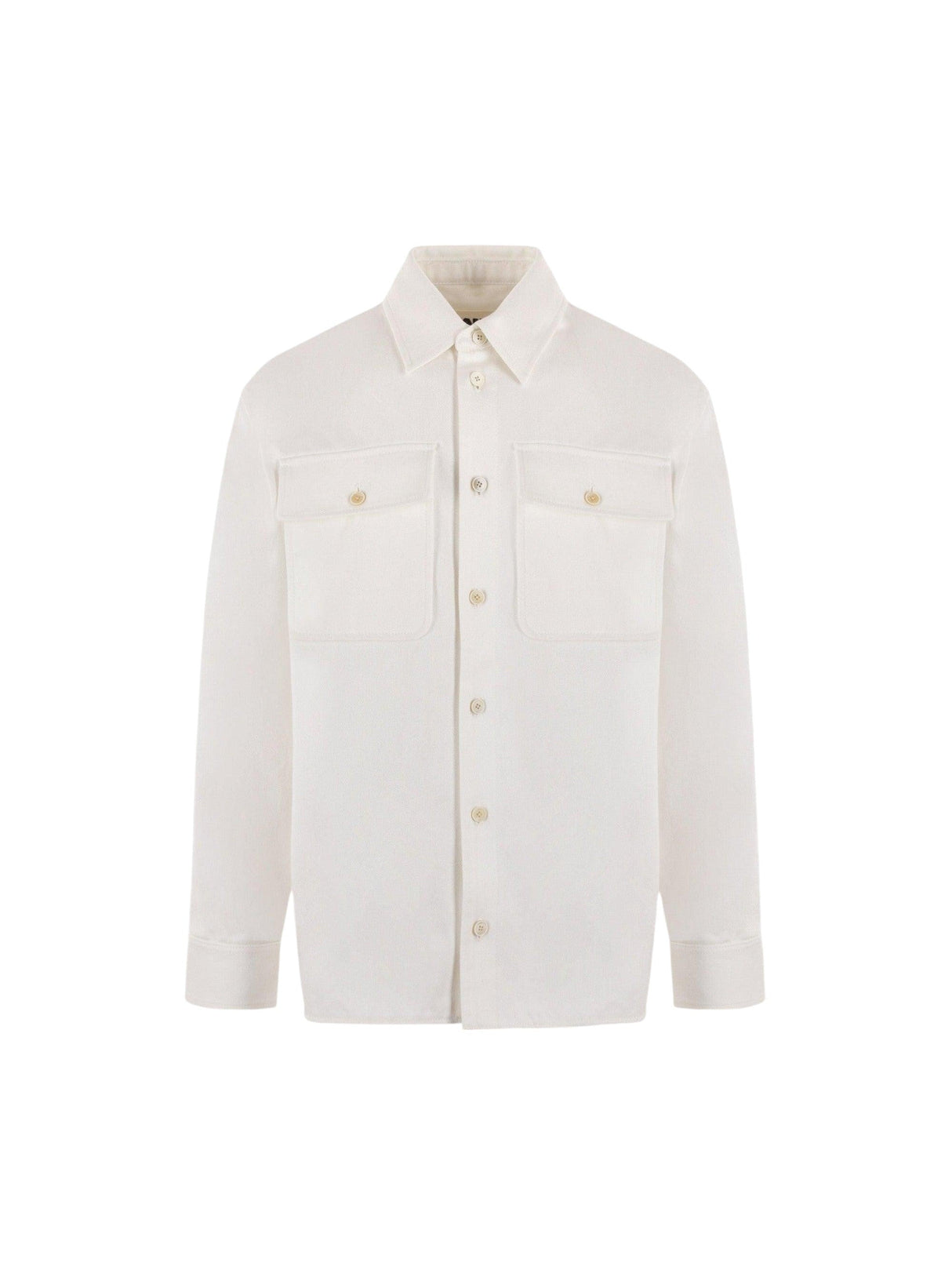 Oversize Denim Overshirt-JIL SANDER-JOHN JULIA