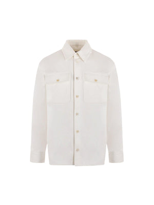 Oversize Denim Overshirt-JIL SANDER-JOHN JULIA