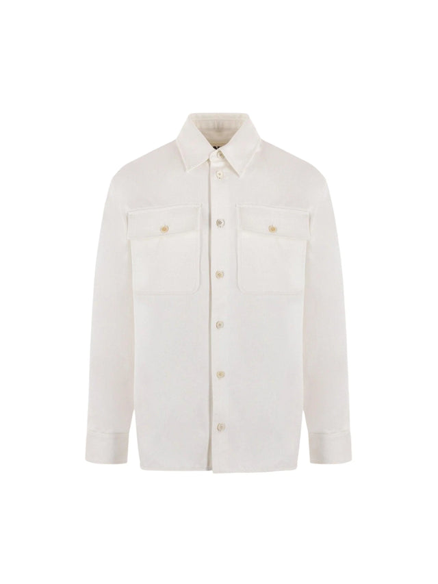 Oversize Denim Overshirt-JIL SANDER-JOHN JULIA