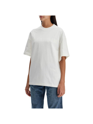 JIL SANDER-Oversized Cotton Logo T-Shirt-JOHN JULIA