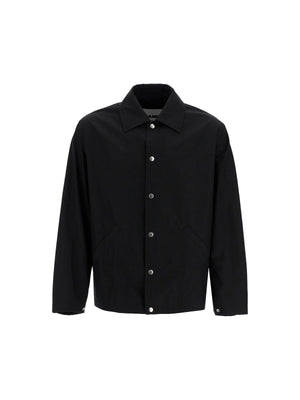 JIL SANDER-Cotton Logo Overshirt With -JOHN JULIA.