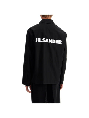 JIL SANDER-Cotton Logo Overshirt With -JOHN JULIA.