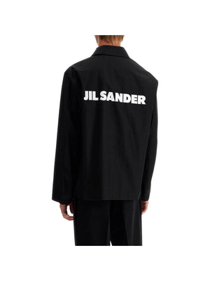 JIL SANDER-Cotton Logo Overshirt With -JOHN JULIA.