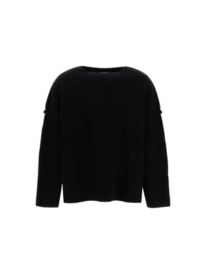 Oversized Ribbed Wool Pul