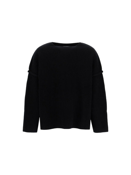 Oversized Ribbed Wool Pul