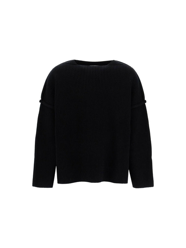 Oversized Ribbed Wool Pul