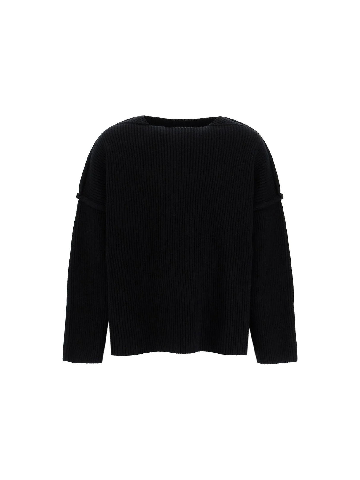 Oversized Ribbed Wool Pul