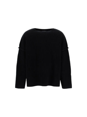 Oversized Ribbed Wool Pul