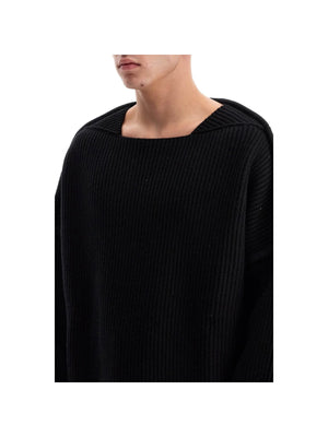 Oversized Ribbed Wool Pul