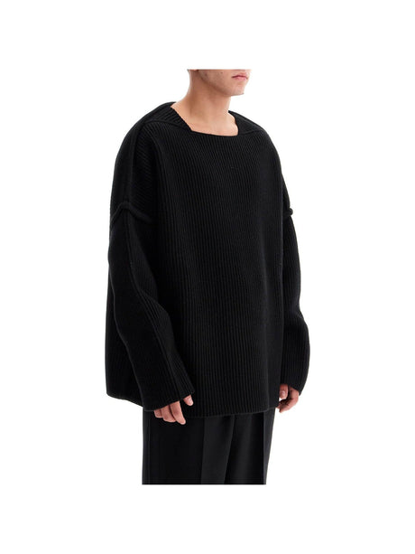 Oversized Ribbed Wool Pul