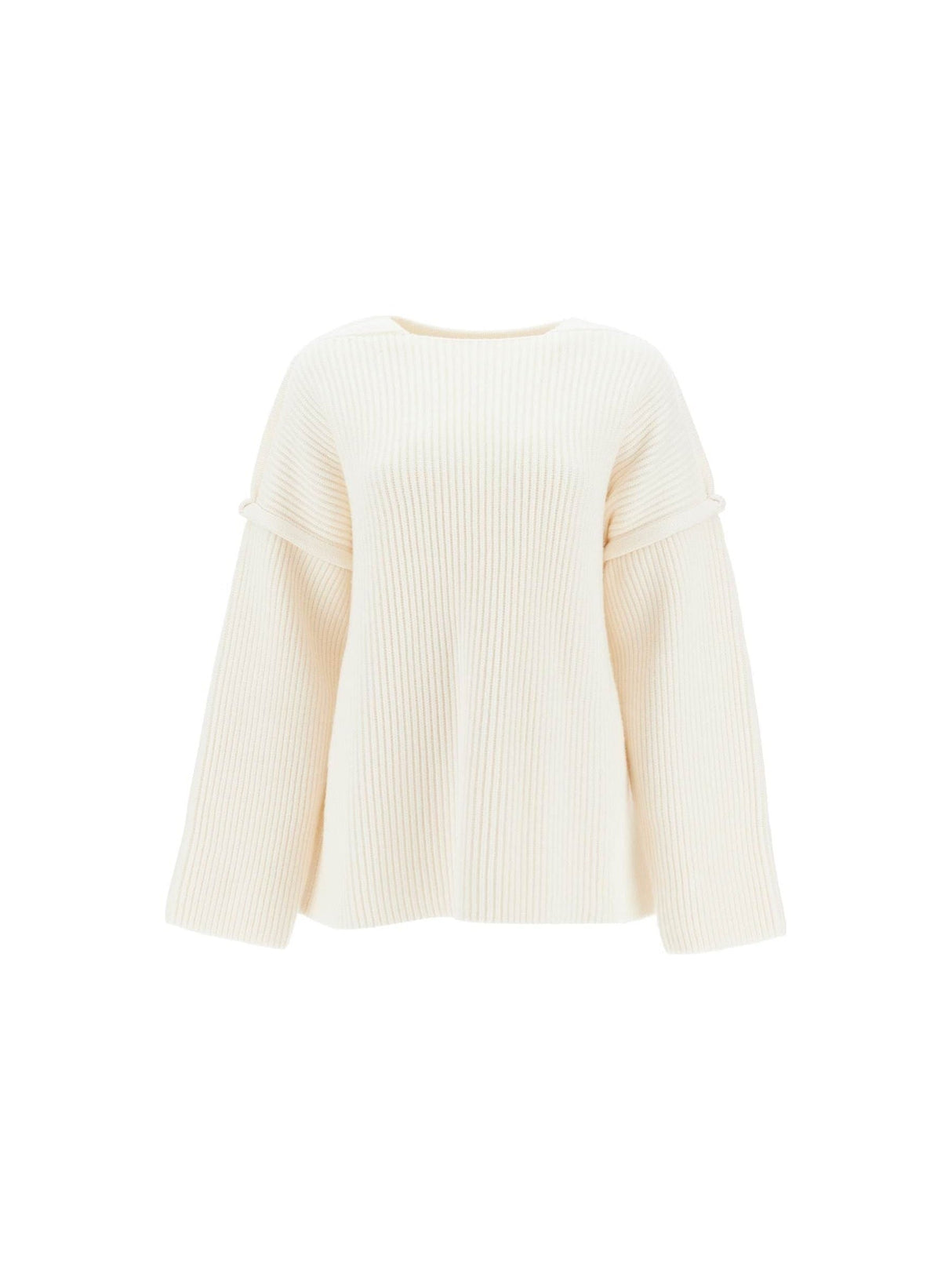 Oversized Ribbed Knit Pul