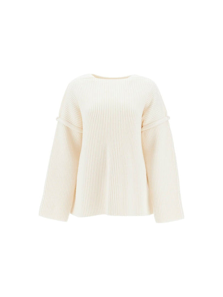 Oversized Ribbed Knit Pul