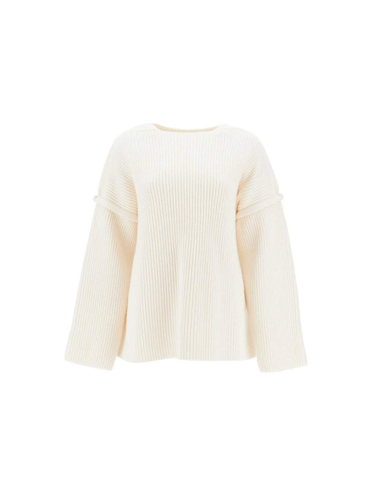 Oversized Ribbed Knit Pul