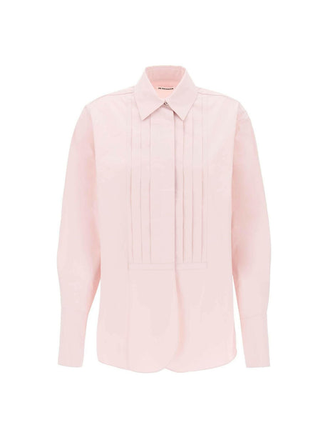 Pink Organic Cotton Tuxedo Shirt JIL SANDER JOHN JULIA.