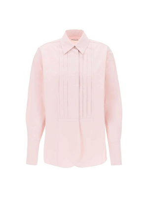 Pink Organic Cotton Tuxedo Shirt JIL SANDER JOHN JULIA.